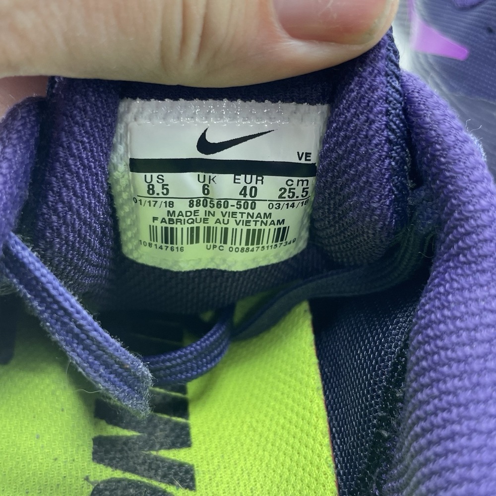 Nike Women Air Zoom Pegasus 34 880560-500 Purple Running Shoes Sneakers Size 8.5 - Picture 9 of 11